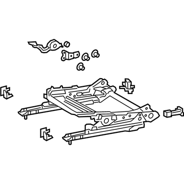 Toyota 72010-33541 ADJUSTER Assembly, Fr Se