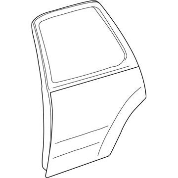 Toyota 67003-0C070 Panel Sub-Assy, Rear Door, RH