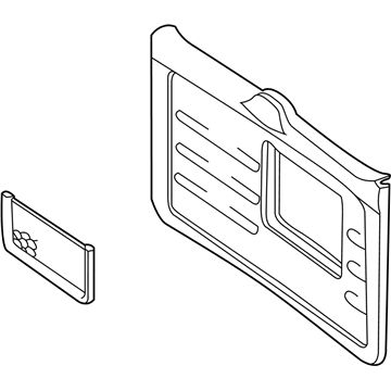 Toyota 67751-42030-B1 Gate Trim Panel