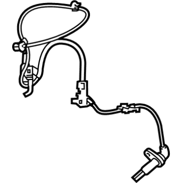 Toyota 89542-0E120 SENSOR, SPEED, FR RH