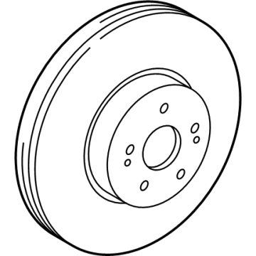 2024 Toyota Grand Highlander Brake Disc - 43512-0E120