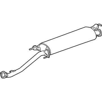 Toyota 17420-36220 Muffler & Pipe