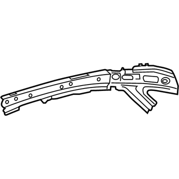 Toyota 61205-07900 Rail Reinforcement