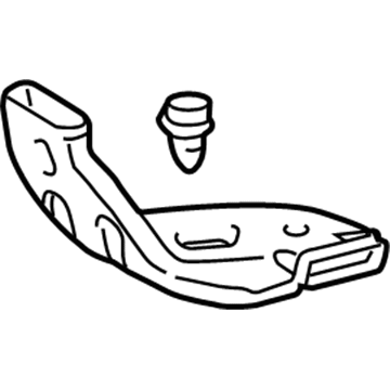 Toyota 87213-60020 Lower Duct