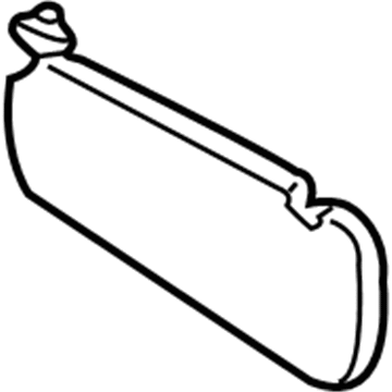 Toyota 74310-02C30-B0 Sunvisor