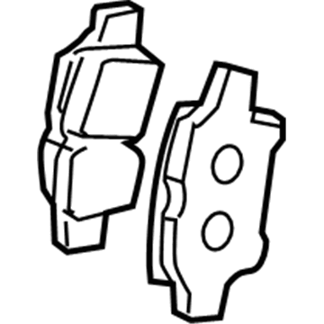 Toyota 04465-52260 Brake Pads