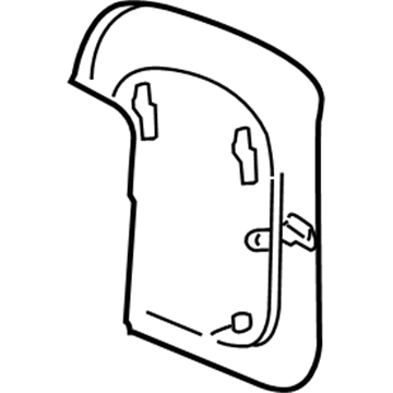 Toyota 71705-AE010-B0 Seat Back Panel