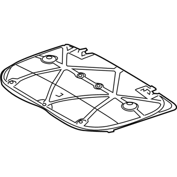 Toyota 53341-60390 Insulator, Hood