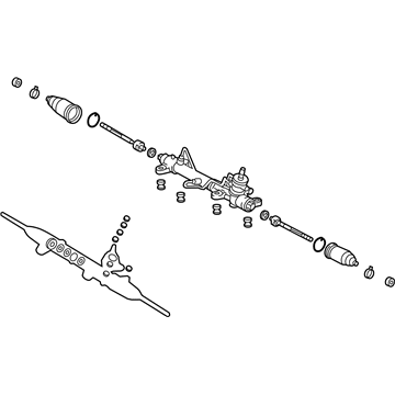Toyota 44250-20640 Power Steering Gear Assembly(For Rack & Pinion)