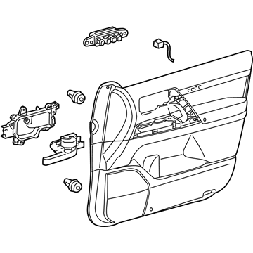 Toyota 67610-60D31-E1 Panel Assembly, Front Door