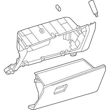 Toyota 55303-0E200-C0 Glove Box Assembly