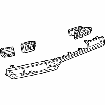 Toyota 55420-08090-C0 Finish Molding