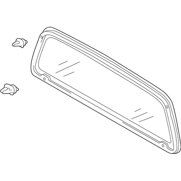 Toyota 64810-0C061 Back Glass