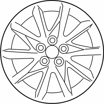 Toyota 4261A-47040 Wheel, Alloy