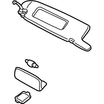 Toyota 74310-AC135-A1 Sunvisor