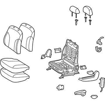 Toyota 71100-52Q90-B2 Seat Assy, Front RH