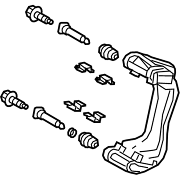 Toyota 47721-F9010 Mounting, Disc Brake