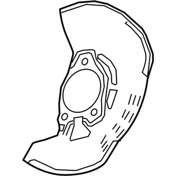 Toyota 47781-02270 Splash Shield