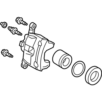 Toyota Prius AWD-e Brake Caliper - 47730-76010