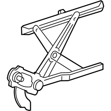 2013 Toyota Tacoma Window Regulator - 69810-04090