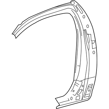 Toyota 61503-0C906 REINF. Sub-Assembly, Quarter Lock