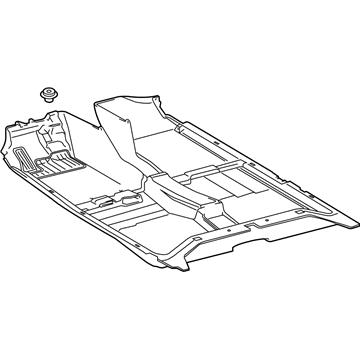 Toyota 58510-02B10-B1 Carpet Assy, Front Floor, Front