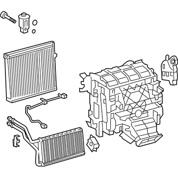 Toyota 87050-06870 Radiator Assembly, Air C