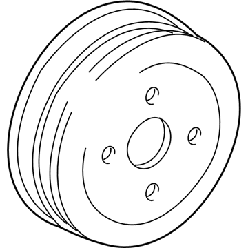 Toyota 42431-52021 Rear Brake Drum Sub-Assembly