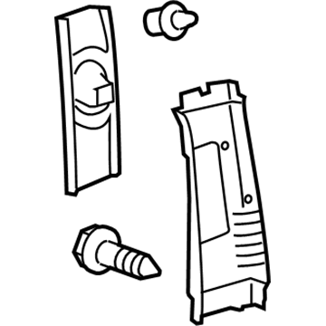 Toyota 62410-0T012-A1 GARNISH Assembly, Center Pi