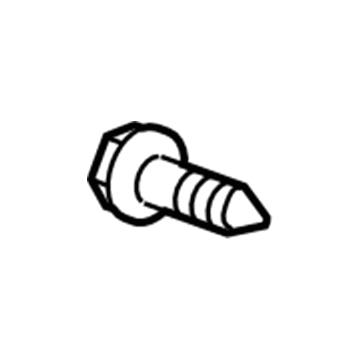 Toyota 90105-A0014 Upper Center Pillar Trim Screw