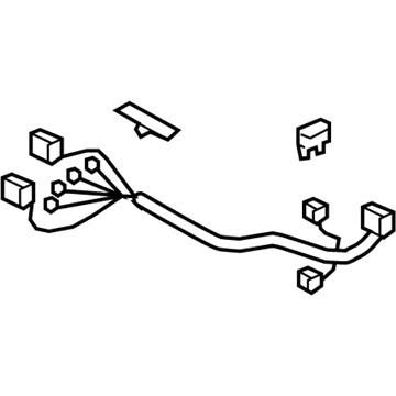 Toyota 88605-6A180 Harness Sub-Assembly, Cooler Wiring