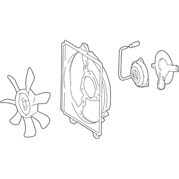 Toyota 88590-42021 Fan Assembly