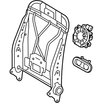 Toyota 71640-60340 Seat Back Frame