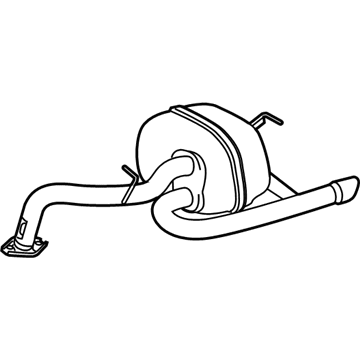 Toyota Yaris Exhaust Pipe - 17430-21502