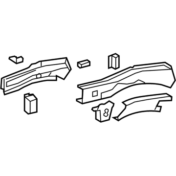 Toyota 57028-48907 Rail Assembly