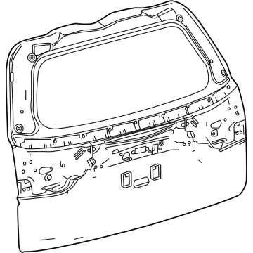 Toyota 67005-0C170 PANEL SUB-ASSY, BACK