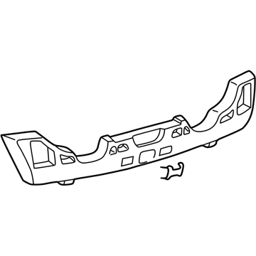 Toyota 52615-48060 Absorber, Rear Bumper Energy