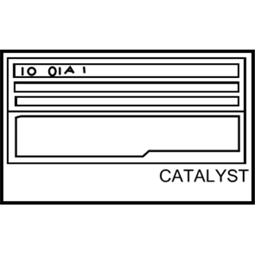 Toyota 11298-20530 Plate, Emission Control Information