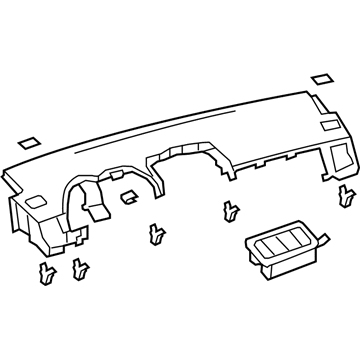 Toyota 55302-02281-B0 Panel Sub-Assembly, Inst