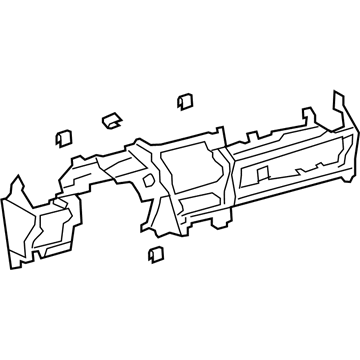 2012 Toyota Corolla Glove Box - 55303-02280-B0