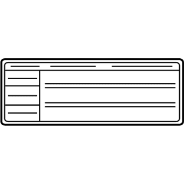 Scion 16793-46010 Caution Label