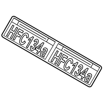 Scion 88723-52050 A/C Label