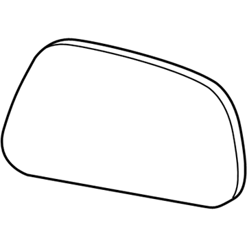 Toyota 87906-08060 Mirror Glass, Driver Side