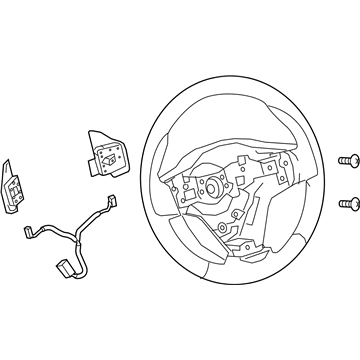 2017 Toyota Corolla Steering Wheel - 45100-02W20-C0