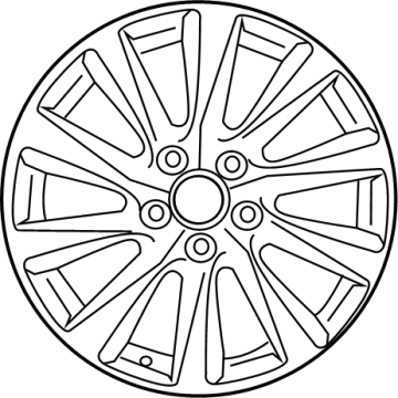 Toyota 42611-06E01 Wheel, Disc