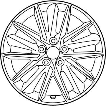 Toyota 42611-06J30 Wheel, Alloy