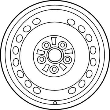 Toyota 42611-06C40 Wheel, Spare