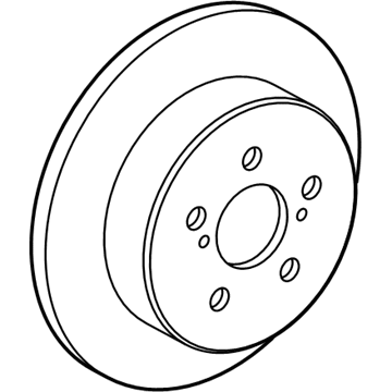 2019 Toyota RAV4 Brake Drum - 42431-78010