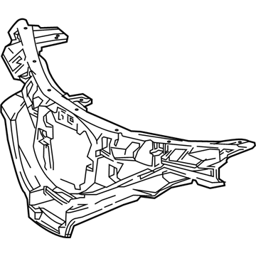 Toyota 53112-10090 Grille, Radiator, In