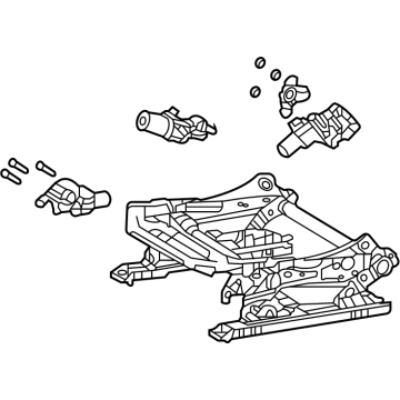 Toyota 72020-62070 Seat Adjust Assembly, Driver Side